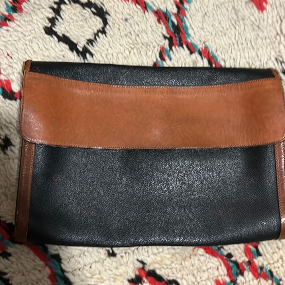 VALENTINO GARAVANI vintage logo large clutch